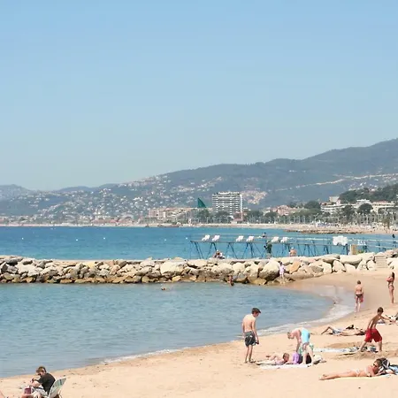 Zen Beach Cannes Sea View Apartment Beach In Front X2 Pools-Ac-Clim-Wifi-Free Parking Inside Exterior photo